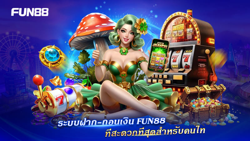 ระบบฝากถอน FUN88 สะดวก รวดเร็ว
